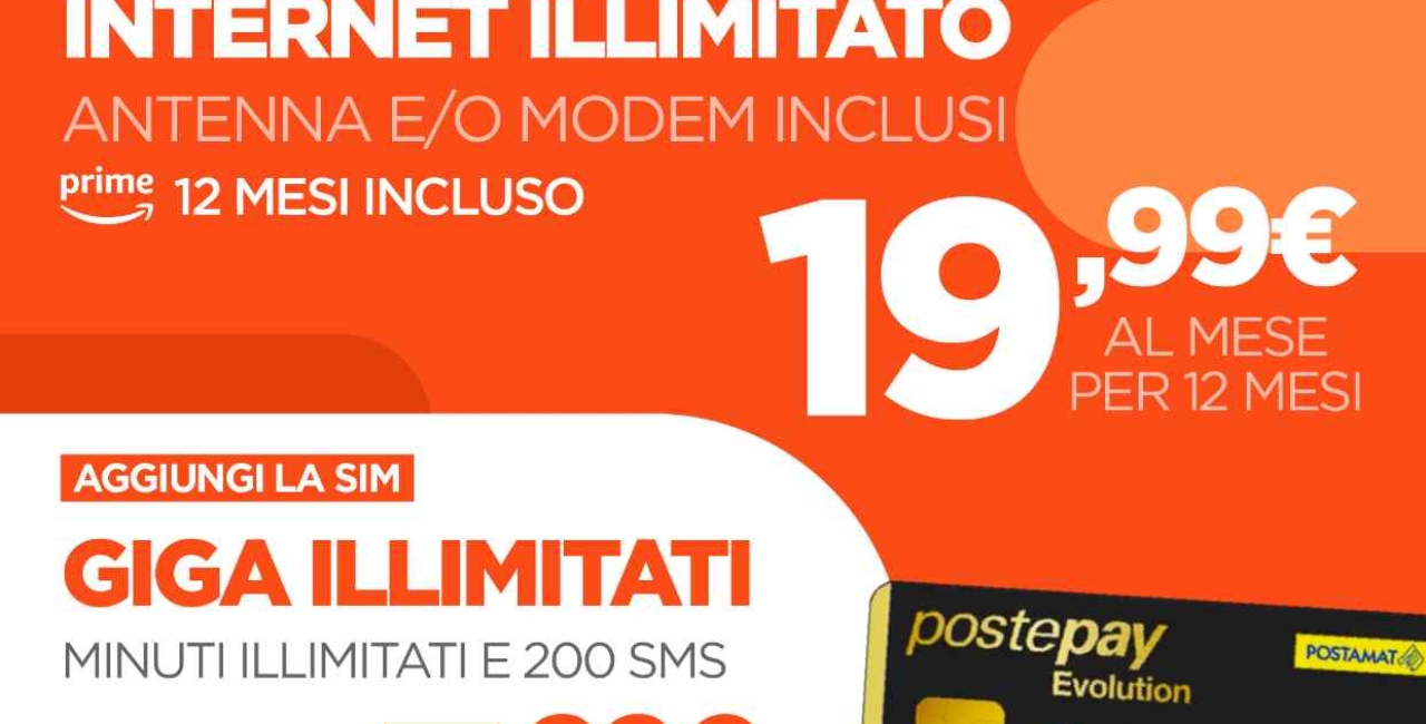 Passa alla fibra WINDTRE a Meda Internet Illimitato a casa e Giga Infiniti sul tuo smartphone!