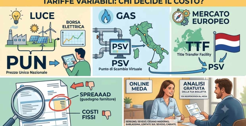 Bolletta Luce e Gas: Cosa sono PUN, PSV e TTF? La guida semplice