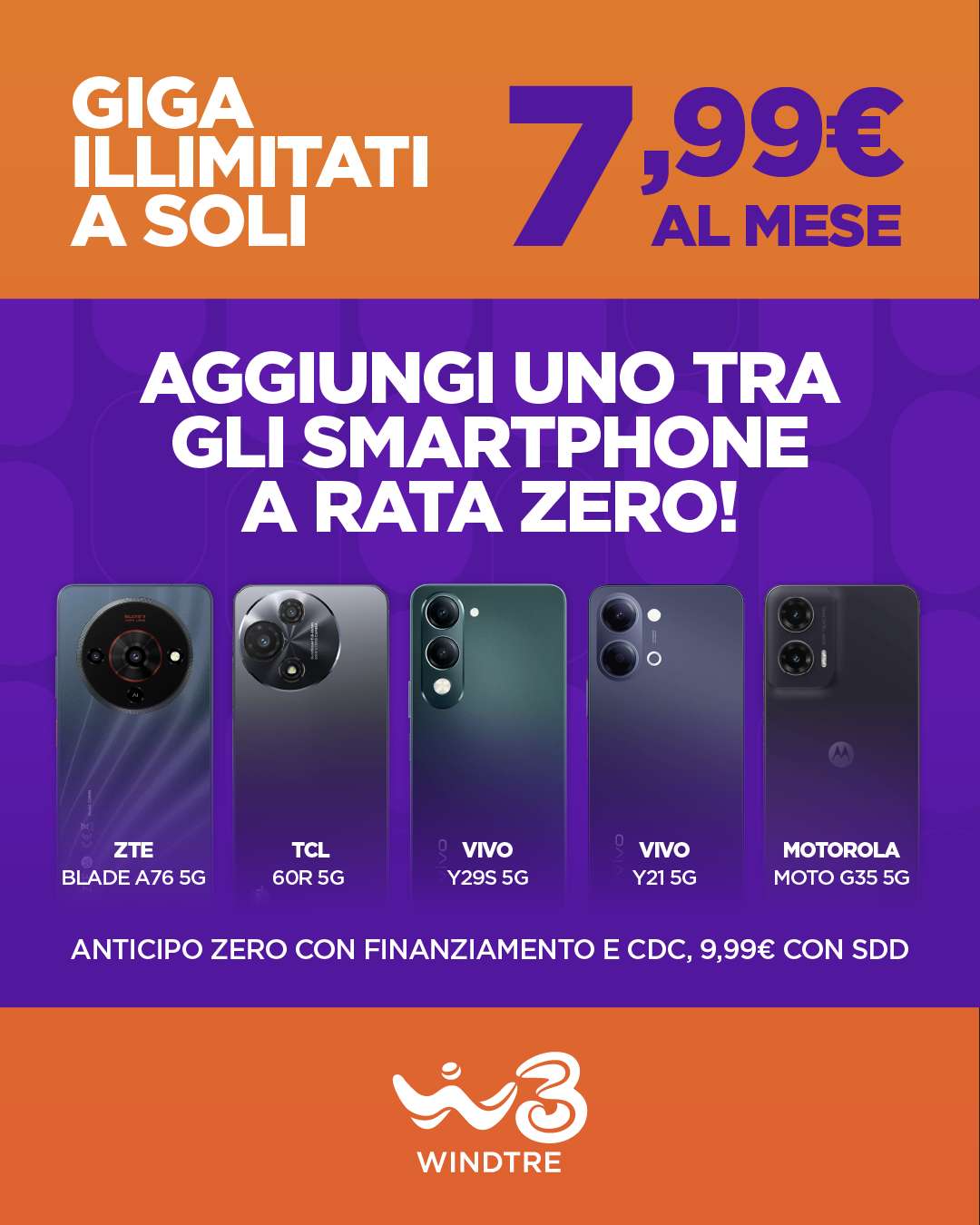 offerta-windtre-smartphone-rata-zero-meda