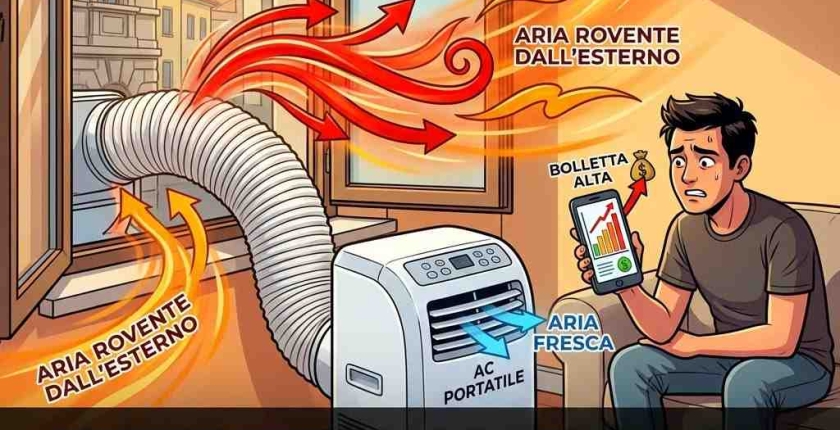 Condizionatore Portatile a Meda: Perché Consuma il Doppio?