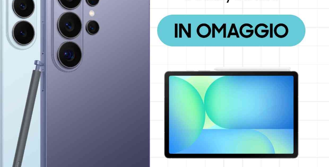Promo Samsung Meda: Galaxy S26 con Tab S10 FE in OMAGGIO!