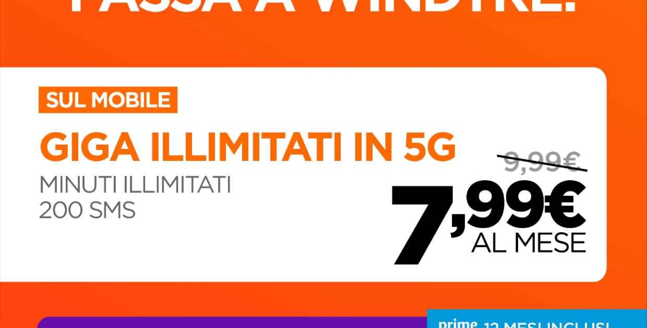Offerta WINDTRE Meda: Giga Illimitati e Fibra Casa da 27,98€